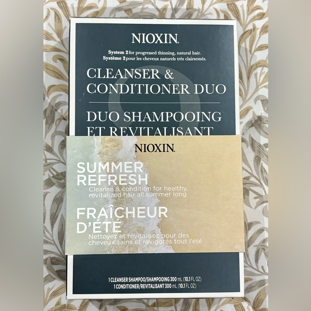 Nioxin Cleanser and Conditioner Duo New NIB full size